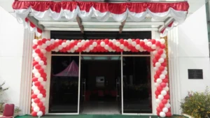 dekorasi gapura garbarata kantor