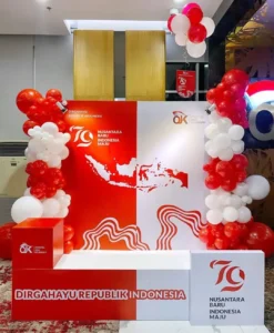 photo booth HUT RI, dekorasi 17 agustus