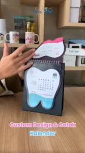 kalender custom, kalender gigi