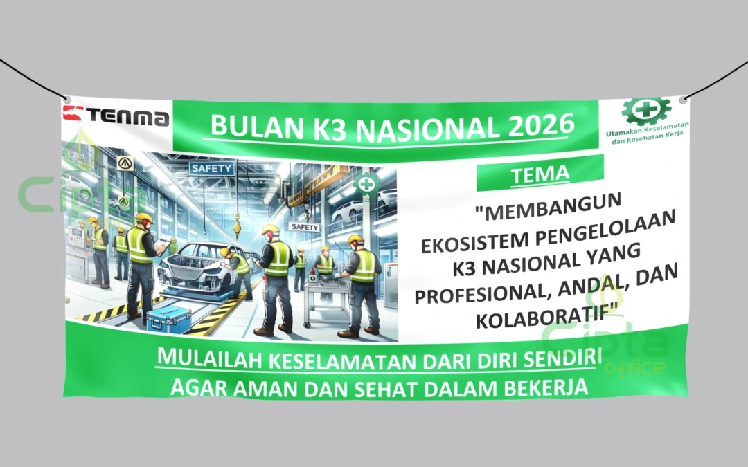 Tips Mencetak Banner Keselamatan Kerja (K3) untuk Karyawan